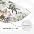 thumbnail image 5 of Bixox Flamingo Palm Trees Printed Pillow Protector,Super Soft Ideal for Home,Guests,Rentals - 14"x20", 5 of 8