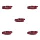 thumbnail image 2 of Cinturón Jumpingount de mujer Verano Doble capa color sólido Casual Rojo 5piezas, 2 of 6