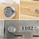 thumbnail image 3 of Code Lock Coded Drawer Cabinet Lock Zinc Alloy 3-Digit Combination Digital Mechanical Code for Cabinet, Cabinet, Drawer, Mailbox (17~23mm Wooden Cabin, 3 of 5