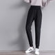 thumbnail image 5 of Pantalón de chándal de invierno con pantalón de cachemira, acolchado y alargado（negro）, 5 of 6