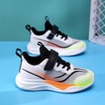 thumbnail image 4 of YunPes Kids Boys Breathable Mesh Sneakers Hook and Loop Non-Slip Running Shoes Trendy Gradient Athletic Shoes Everyday Wear, 4 of 7