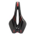 thumbnail image 1 of Cómodo asiento acolchado rojo para paseos suaves, diseño transpirable, ideal para aventuras al aire libre Actualización del sillín de bicicleta de montaña, 1 of 8