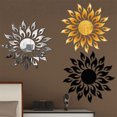 thumbnail image 2 of 3D Mirror Surface Wall Stickers, Self-Adhesive Removable Sun Pattern Wall Stickers, Bedroom TV Background Wall Decals Home Decor, 2 of 9
