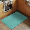 thumbnail image 3 of Bathroom Rugs 2x3 Ft, Vintage Teal Green Non Slip Area Rugs for Kitchen Bedroom Entryway, Farmhouse Retro Solid Color Linen Texture Washable Carpet Runner Rug Floor Mats for Bedroom Home Decor, 3 of 9