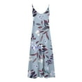 thumbnail image 4 of Birdeem Robes pour Femmes Mode Décontractée Confort Aguichant Imprimé Camisole Sans Manches Col en V, 4 of 12