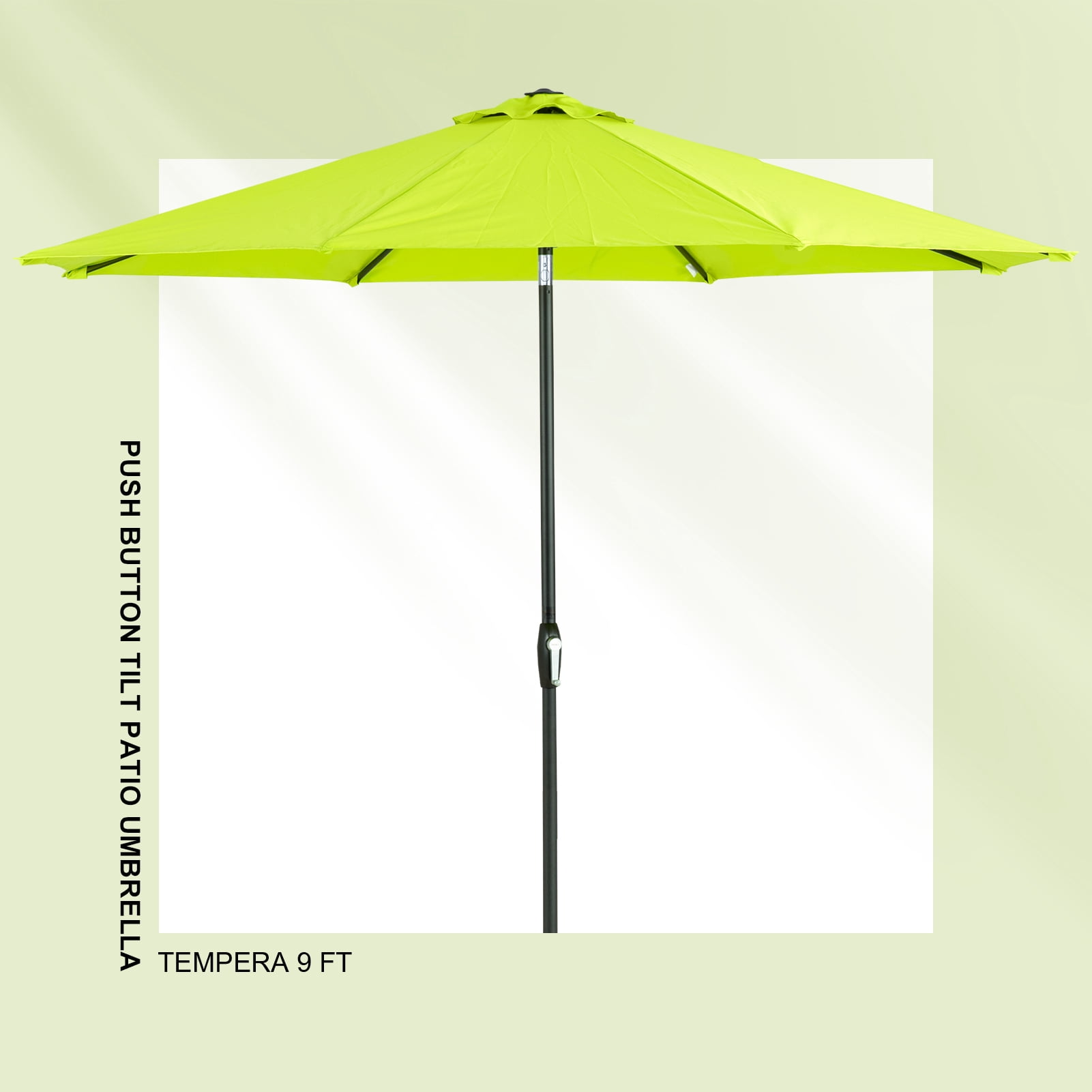 Tempera 9FT Push Botton Tilt patio umbrella