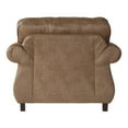 thumbnail image 5 of Leinster Faux Leather Armchair with Antique Bronze Nailheads in Jetson Ginger, 5 of 5