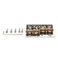 thumbnail image 1 of EeaseCA 1 set of Metal 4 String Electric Bass Guitar Bridge Guitar Bass Replacement Accessory, 1 of 7