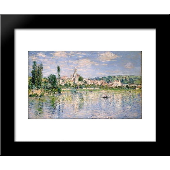 Vetheuil in Summer 20x24 Framed Art Print by Monet, Claude