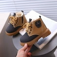 thumbnail image 4 of lnmuld Kids Boots Stylish Winter Boys Boots with Warm and Side Zipper Closure for Kids Daily Comfort In Cold Weather Durable Casual Footwear Size:5-5.5 Years, 4 of 6