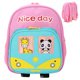 thumbnail image 4 of Mochila De Escuela Primaria, Tela De Tela Oxford Ligera Mochila De Dibujos Animados Elegante Suave Para Niños Para La Escuela Eotvia Rosa, 4 of 8