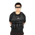 thumbnail image 1 of Gilet de Poids Ajustable 50kg pour Exercice Boxe Entraînement Invisible Vêtements de Sable (Vide), 1 of 7