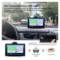 thumbnail image 5 of 7"HD Car GPS Navigation FM Bluetooth-Compatible Latest Map Touchscreen 8G 256M Navigation System For RV Truck Automobile Vehicle ,Flexible Double Bracket Installation, 5 of 6