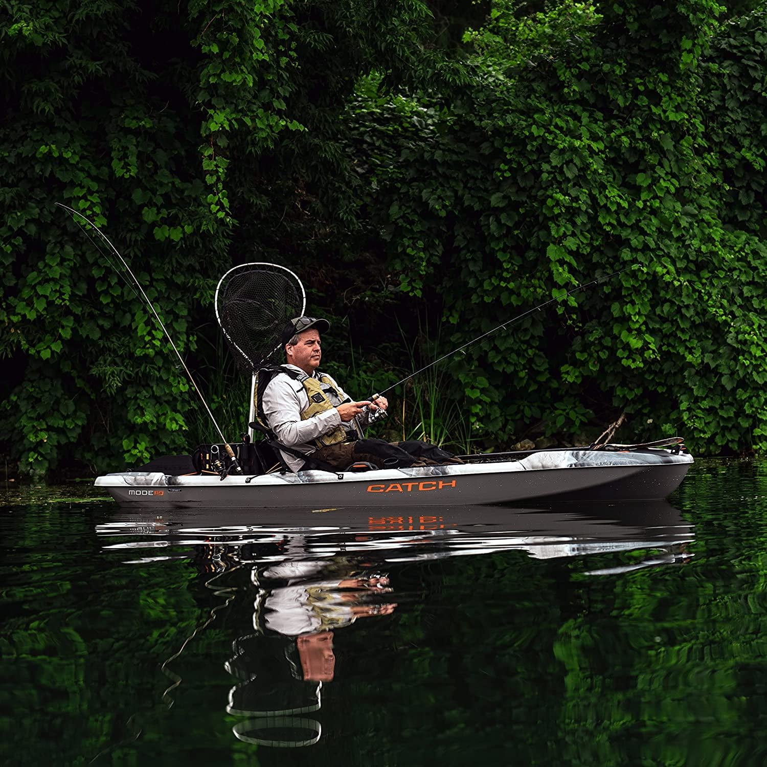 Catch Mode 110 Fishing Kayak - Venom - Ramsey Outdoor