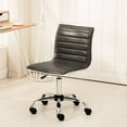 thumbnail image 2 of Height Adjustable Grey Office Seat / Comfortable for Long Workdays, 2 of 7