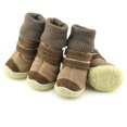thumbnail image 5 of 4 Pcs/Sets Pets Dog Snow Boots Casual Shoes Puppy Winter Pet Slip-resistant Shoes Teddy Dogs Shoe, 5 of 6