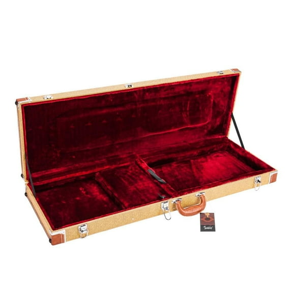 Glarry High Grade Electric Guitar Square Hard Case Flat,Yellow
