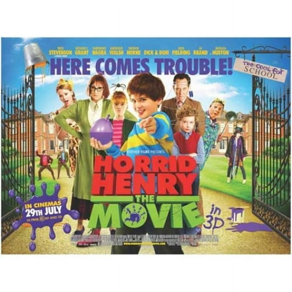 Pop Culture Graphics MOVGB34904 Horrid Henry The Movie Movie Poster, 11 x 17