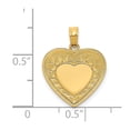thumbnail image 4 of 14K Yellow Gold Charm Pendant Themed 21 mm 16 Polished Heart, 4 of 4