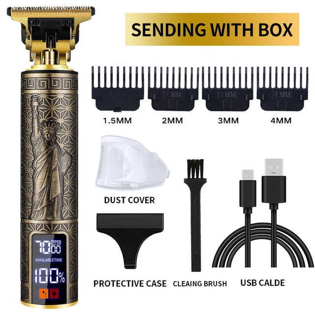 Tondeuses à Cheveux Professionnelles Rasoir Tondeuses Machine Sans Fil Barbe Électrique Hommes