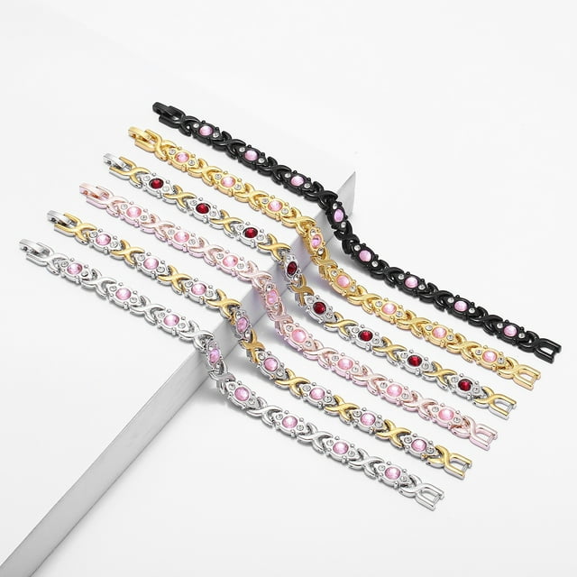 Sentmoon Bracelets Cadeaux de la Saint-Valentin pour Femmes Cadeaux d'Anniversaire pour Elle Bracelet Magnétique Réglable et Magnétique pour Fête & Soirée