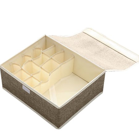 

Drawer Organizer Underwear Drawer Organizer and Closet Dividers Storage Box for Clothes Socks Underwear Multi-Slot Bra Underwear Socks Clothes Folding Storage Organizer