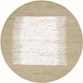 thumbnail image 2 of SAFAVIEH Montauk Tennyson Braided Border Cotton Area Rug, Ivory/Olive, 6' x 6' Round, 2 of 6