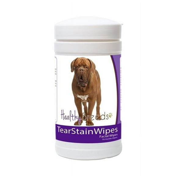 Healthy Breeds 840235153160 Dogue de Bordeaux Tear Stain Wipes