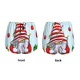 thumbnail image 6 of Uemuo Funny Christmas Gnome Pattern Women's Athletic Shorts High Waisted Running Shorts with Liner Pockets Gym Elastic Workout Shorts-Small, 6 of 9