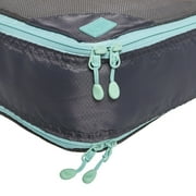 Built Double Zip Packing Cube 3 Piece Set in Quiet Shade