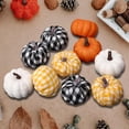 thumbnail image 4 of 10Pcs Foam Pumpkin Simulation Pumpkin for Outdoor Home Kitchen Halloween Wedding Colco Calabaza de simulación, 4 of 7
