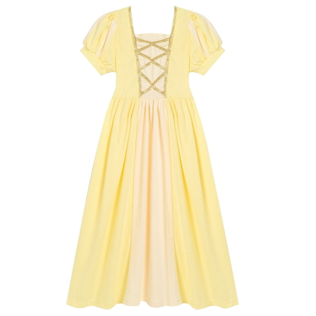 Vestido de princesa Elsa para niñas, vestido de verano para niños, vestido de Rapunzel de manga corta, disfraz de fiesta de novia de Moana Blancanieves zhangmengya unisex