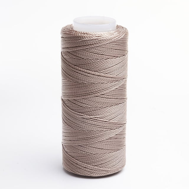 Caja 6 Pzs Hilo Crochet Nylon Cafe claro Selanusa