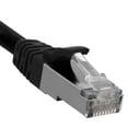 thumbnail image 4 of NavePoint Ethernet Patch Cable CAT6A, S/FTP, 26AWG, 0.5 Ft,  5 pack, Black, 4 of 4