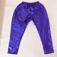 thumbnail image 7 of NordicNest Unisex Kids Metallic Harem Pants, Loose Fit Hop Street Dance Performance Trousers Blue 100, 7 of 7