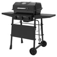 thumbnail image 3 of Expert Grill 3-Burner Propane Gas Grill with Side Shelves and Wheels, Black, 3 of 23