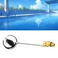 thumbnail image 2 of Cold and Hot Water Tank Floating Ball Valves Water Level Flows Automatic Control Valves 1/2inch Male Thread Enduring, 2 of 9
