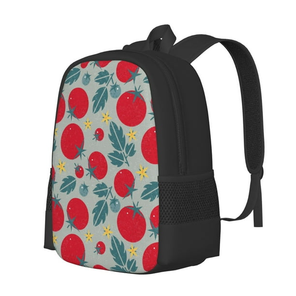 Fotbe Tomato Mochila para Hombre y Mujer - Tela Oxford 600D Resistente - Mochila Impermeable de Gran Capacidad para Escuela, Viajes y Senderismo
