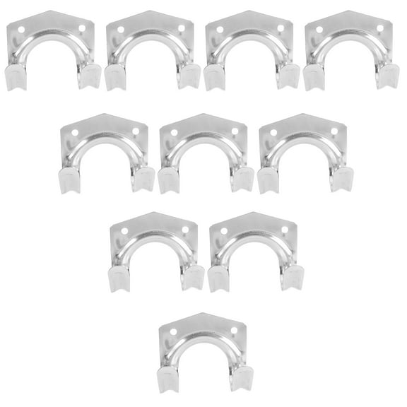 MLINS 10pcs Tool Hanger Hooks Wall Mount Garage Garage Shed Hooks for Garage Tool Storage Organization for Securely Hanging Ladders Ropes Garden