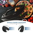 thumbnail image 6 of AILUROPODA 12 Inch Pizza Rocker Blade Cutters, Stainless Steel with Protective Cover, Black, 6 of 7