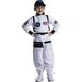 thumbnail image 1 of Disfraz de astronauta estadounidense de la NASA para niños, color blanco, 1 of 3