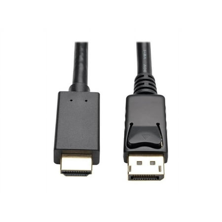 UPC: 0037332192059 | Tripp Lite DisplayPort 1.2 to HD Active Adapter Cable DP with Latches to HDMI (M/M) UHD 4K x 2K/1080p 3 ft. (P582-003-V2-ACT)