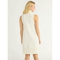 thumbnail image 3 of Free Assembly Women’s Sleeveless Turtleneck Sweater Mini Dress, Sizes XS-XXL, 3 of 4