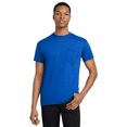thumbnail image 5 of Gildan Ultra Cotton Pocket T-Shirt Men Short Sleeve Tee 6 oz Royal - Size: L, 5 of 6