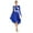 Blue, variant on Alvivi Women‘s Lyrical Praise Dance Dress Color Block Long Sleeve Contemporary Worship Dancewear Purple S