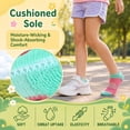 thumbnail image 3 of EALLCO Kids Ankle Socks 12 Pairs Cushioned Moisture-wicking Boys Girls Socks, 3 of 6