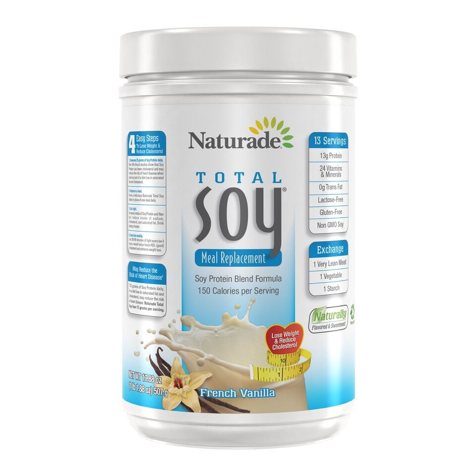 Naturade Total Soy, Meal Replacement, French Vanilla, 17.88 oz (507 g)