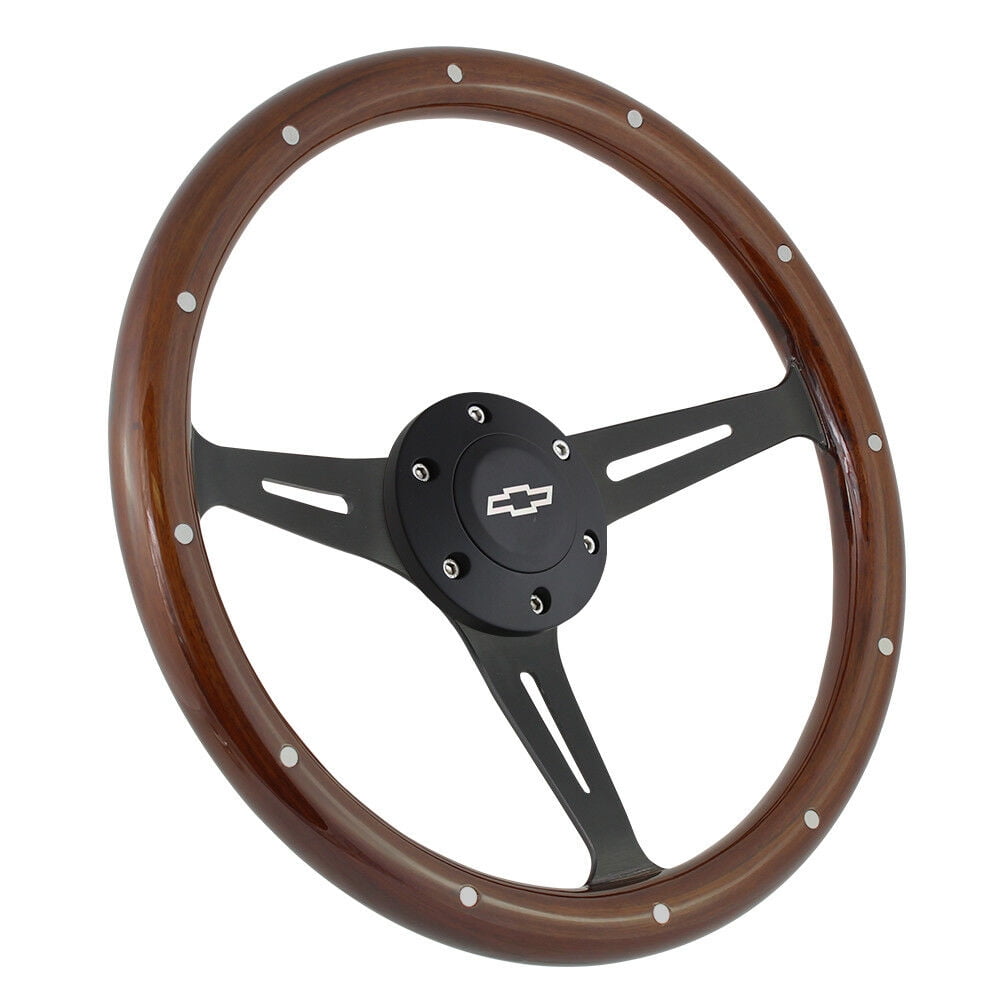6 Hole Matte Black Hub Adapter Installation Kit A02 For Aftermarket Steering Wheels