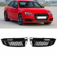 thumbnail image 4 of Front Fog Light Grille Cover, 2pcs 8W0807682K Gloss Black Weather   For Car Exterior Accessory, 4 of 8