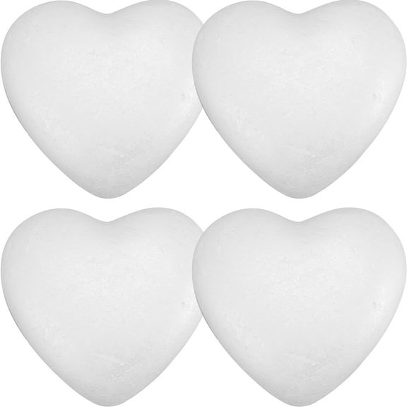 4 Pcs Flower Arrangements Foam Heart Balls Bubble Arranging